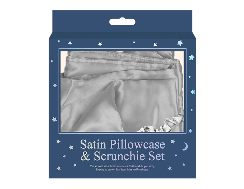 Wholesale Satin pillowcase & scrunchie set Wholesale Satin pillowcase & scrunchie set