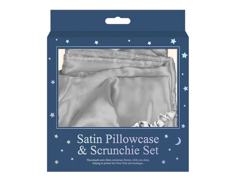 Wholesale Satin pillowcase & scrunchie set Wholesale Satin pillowcase & scrunchie set
