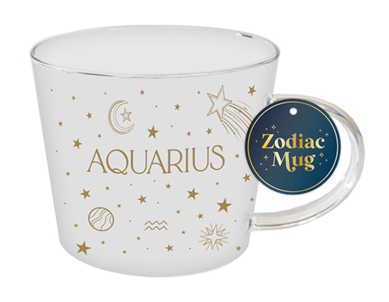 Wholesale Zodiac Glass Constellation Mug Wholesale Zodiac Glass Constellation Mug