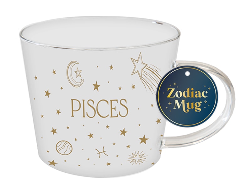 Wholesale Zodiac Glass Constellation Mug Wholesale Zodiac Glass Constellation Mug