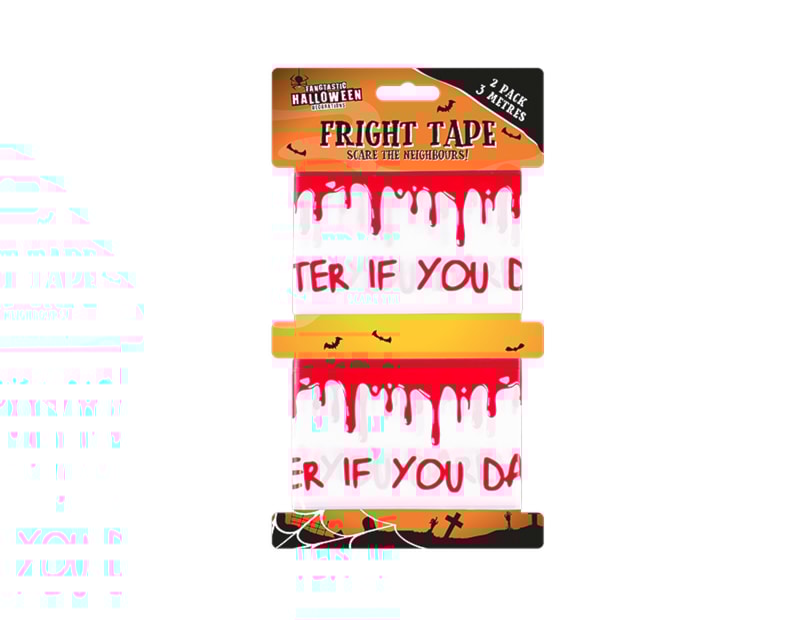 Wholesale Halloween Fright Tape Wholesale Halloween Fright Tape
