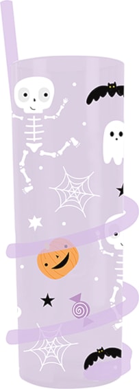Wholesale Halloween spiral straw tumbler Wholesale Halloween spiral straw tumbler