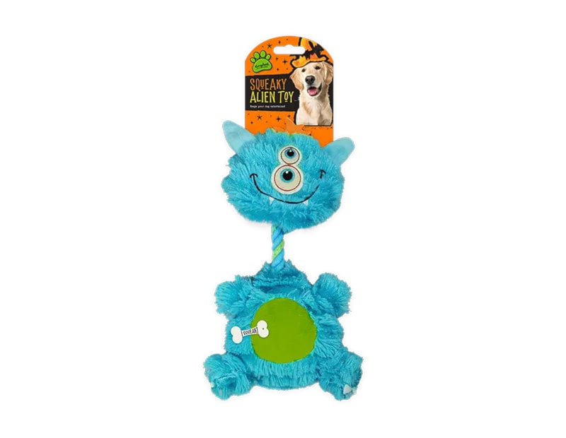 Wholesale Halloween Squeaky Alien Dog Toy Wholesale Halloween Squeaky Alien Dog Toy