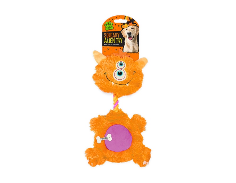 Wholesale Halloween Squeaky Alien Dog Toy Wholesale Halloween Squeaky Alien Dog Toy