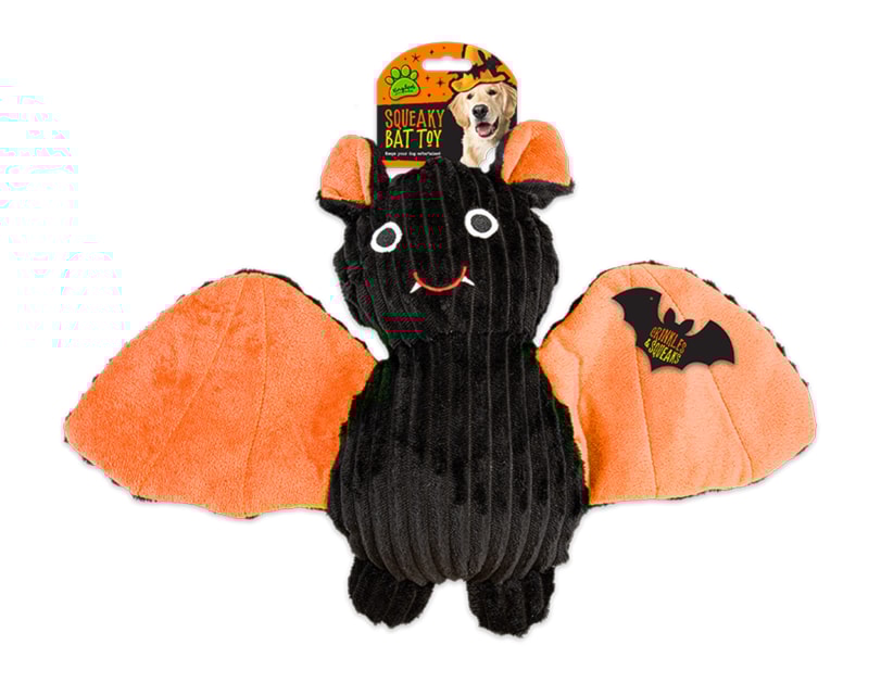 Wholesale Halloween Squeaky Crinkley Bat Toy Wholesale Halloween Squeaky Crinkley Bat Toy
