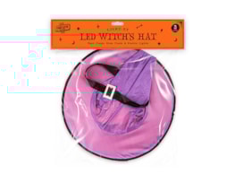 Wholesale Halloween LED Witch Hats 1pk