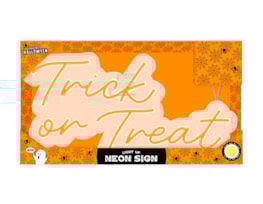 Wholesale Light Up Neon Trick Or Treat Sign Wholesale Light Up Neon Trick Or Treat Sign