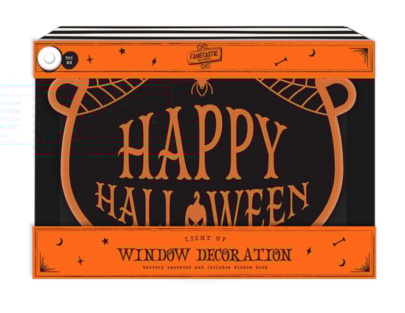 Wholesale Spooky Halloween Light Up Window Decoration Wholesale Spooky Halloween Light Up Window Decoration