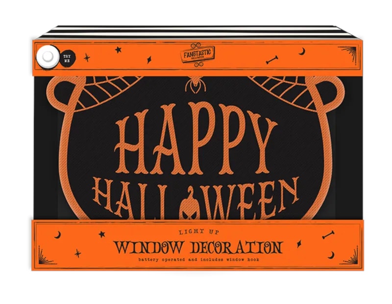 Wholesale Spooky Halloween Light Up Window Decoration Wholesale Spooky Halloween Light Up Window Decoration