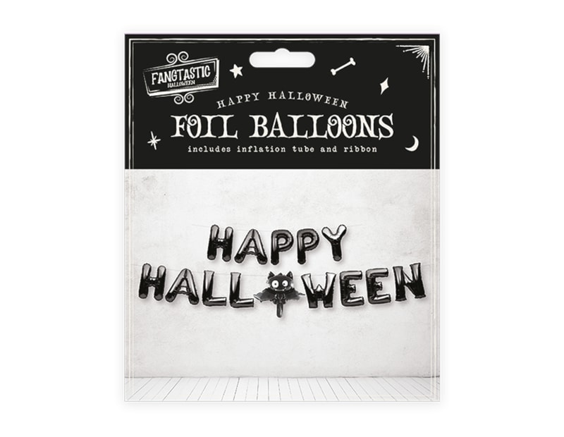 Wholesale Happy Halloween Slogan Foil Balloons Wholesale Happy Halloween Slogan Foil Balloons