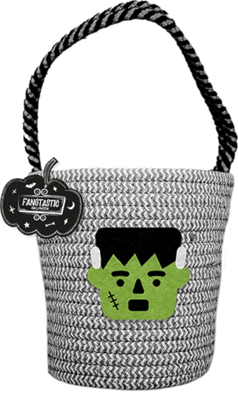 Wholesale Halloween Character Woven Bucket Bag