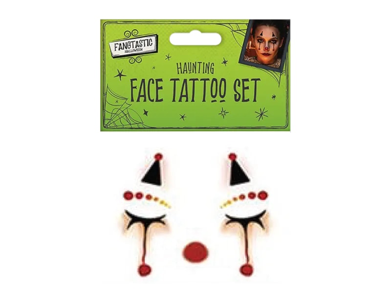 Wholesale Halloween Face Tattoo Set Wholesale Halloween Face Tattoo Set