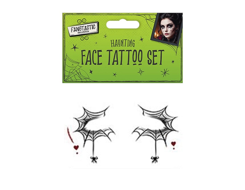Halloween Face Tattoo Set