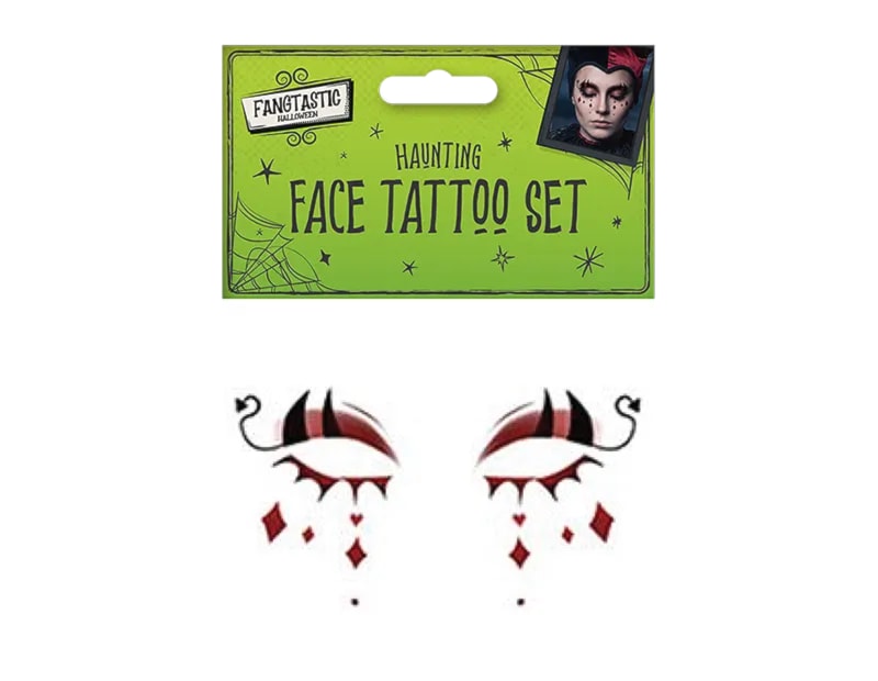 Wholesale Halloween Face Tattoo Set Wholesale Halloween Face Tattoo Set