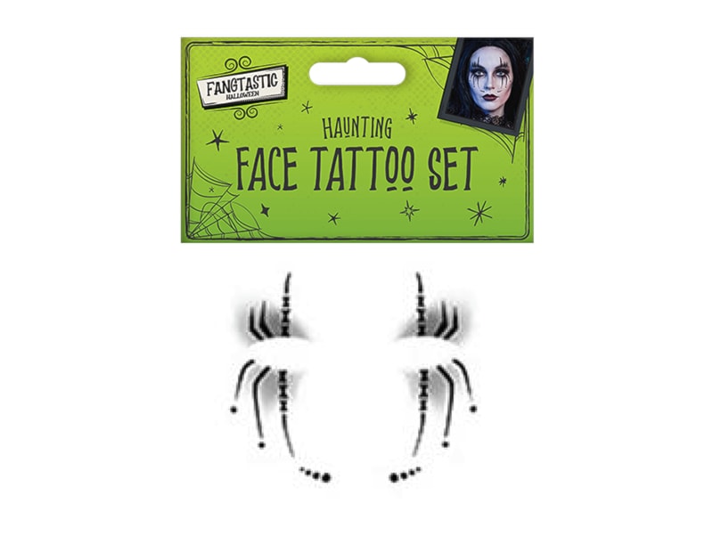 Halloween Face Tattoo Set Halloween Face Tattoo Set