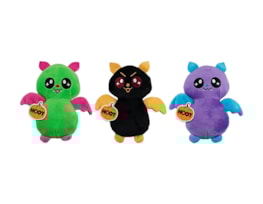 Wholesale Halloween Plush Colourful Bat 15cm
