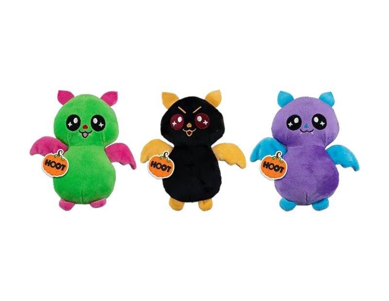 Wholesale Halloween Plush Colourful Bat 15cm