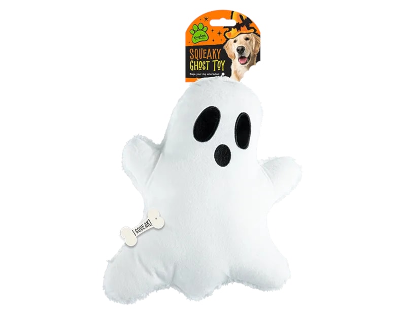Wholesale Halloween Ghost Squeaky Dog Toy