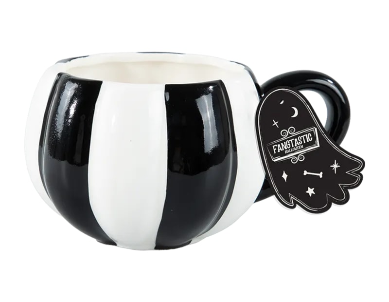 Wholesale Striped Pumpkin Mug Wholesale Striped Pumpkin Mug