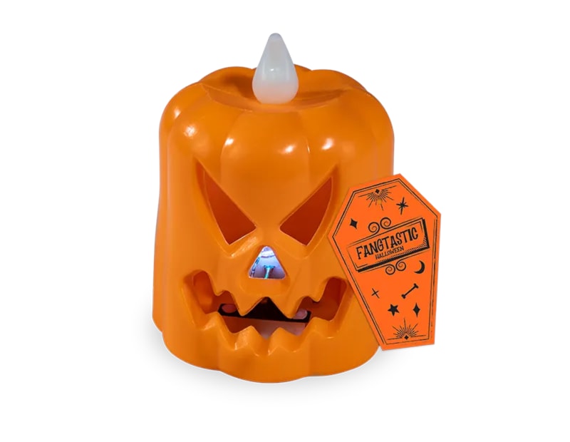 Wholesale Halloween Pumpkin LED Candle CDU