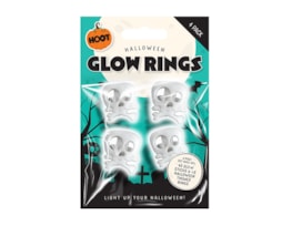 Halloween Glow Rings 4pk CDU
