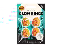 Halloween Glow Rings 4pk CDU