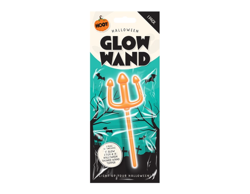 Wholesale Halloween Glow Wand CDU Wholesale Halloween Trident Glow Wand