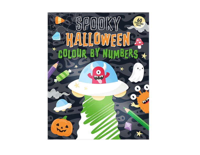 Halloween Colour Book By Numbers CDU