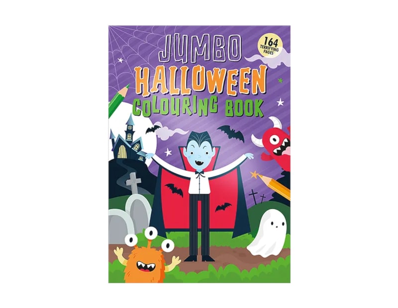 Wholesale Halloween Childrens Jumbo Colouring Book CDU