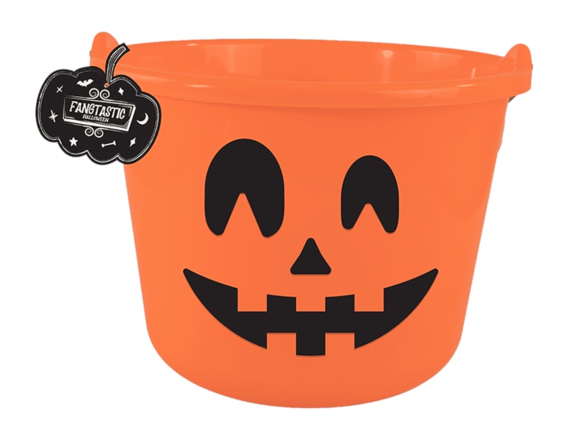 Wholesale Halloween Face Treat Bucket Wholesale Halloween Face Treat Bucket