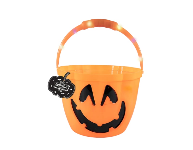Wholesale Halloween Light Up Treat Bucket Wholesale Halloween Light Up Treat Bucket