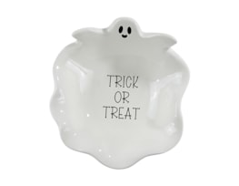 Halloween Slogan Ghost Bowl