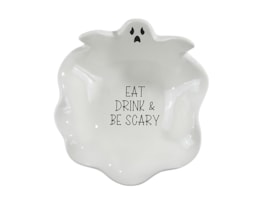 Halloween Slogan Ghost Bowl