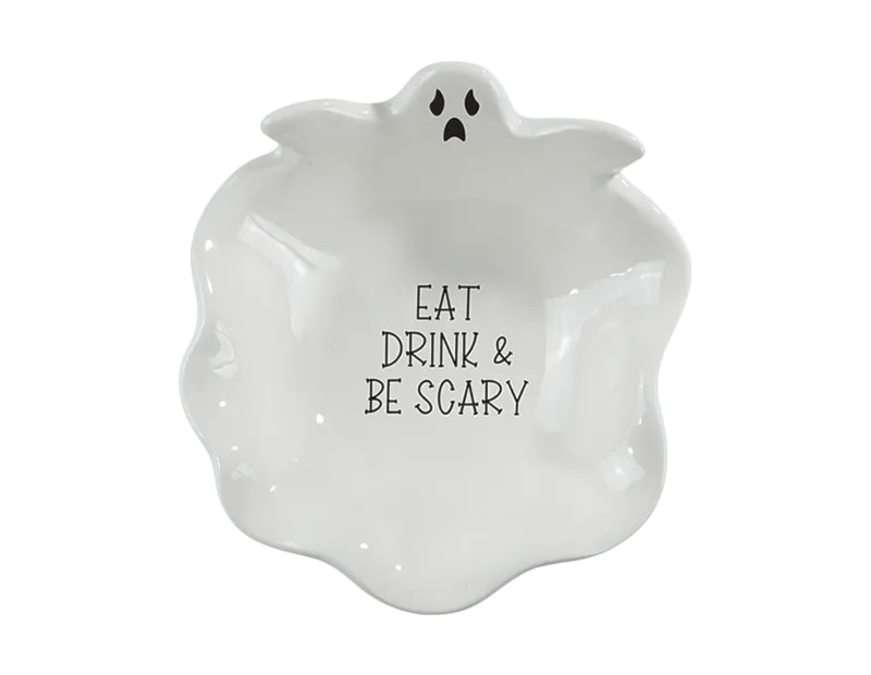Wholesale Halloween Slogan Ghost Bowl