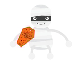 Halloween Sitting Ornament CDU