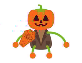 Halloween Sitting Ornament CDU Halloween Sitting Ornament CDU