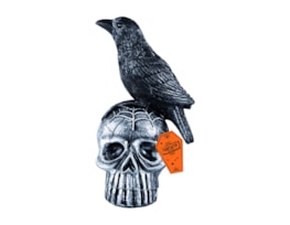 Halloween Crow Skull Ornament