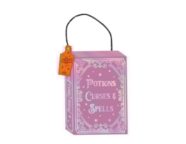 Halloween Spell Book Hanging Plaque Halloween Spell Book Hanging Plaque