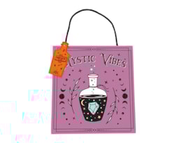 Halloween Spooky Hanging Plaque Halloween Spooky Hanging Plaque