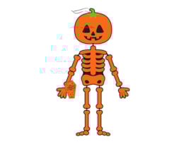 Halloween Hanging Skeleton
