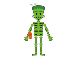 Halloween Hanging Skeleton