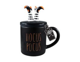 Halloween Lidded Witch Mug 600ml