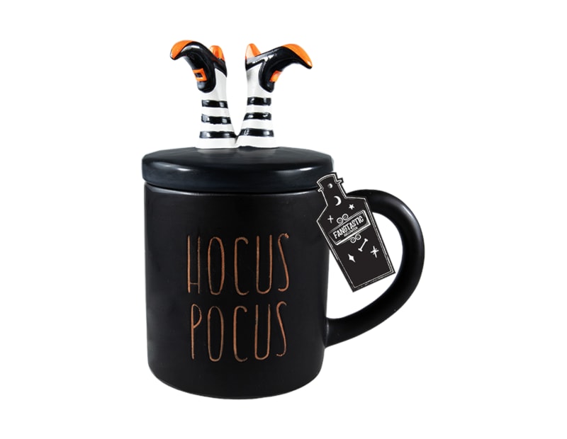 Halloween Lidded Witch Mug 600ml