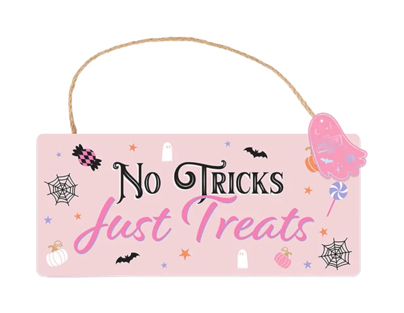 Wholesale Halloween Hanging Sign 11 x 25cm