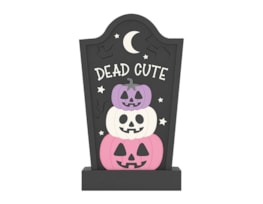 Halloween Character Tomb Stones CDU