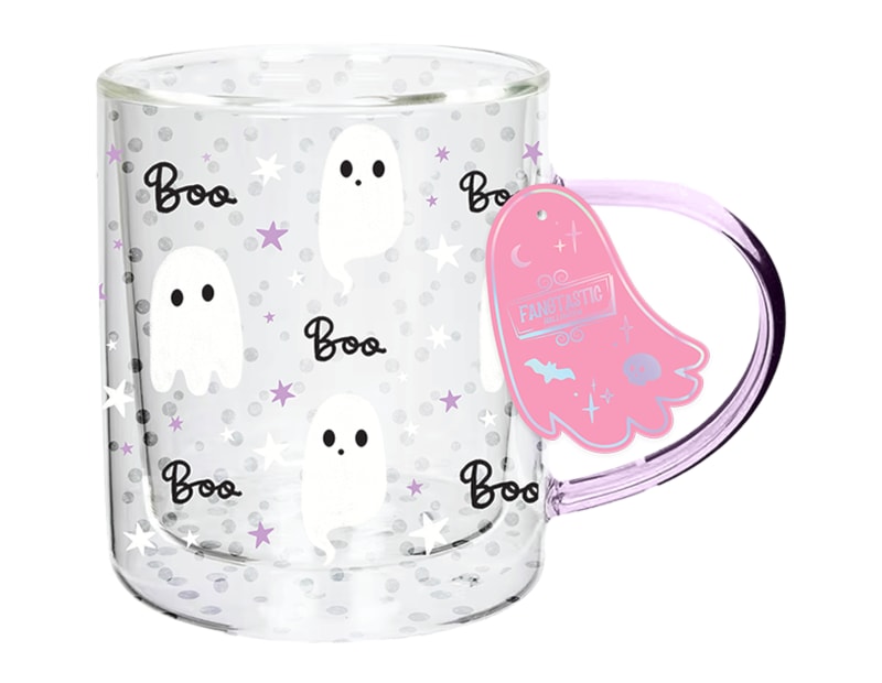 Halloween Double Wall Glitter Mug 300ml