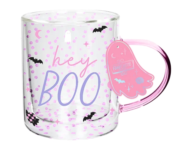 Wholesale Halloween Double Wall Glitter Mug 300ml