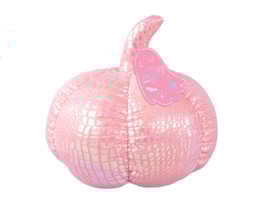 Halloween Iridescent Pumpkin Cushion 15cm