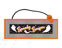 Halloween Hanging Sign 18 x 48cm Halloween Hanging Sign 18 x 48cm