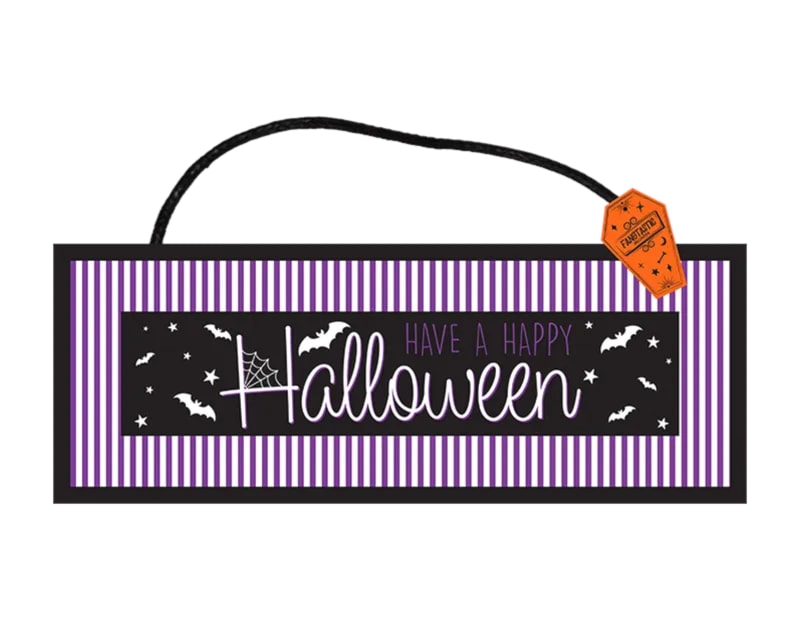 Wholesale Halloween Hanging Sign 18 x 48cm